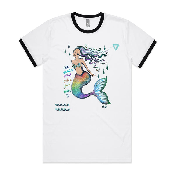 The Ocean will Catch Your Tears Ringer Tee