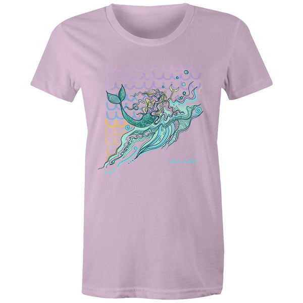 Mermaids are Real - Women's Maple Tee