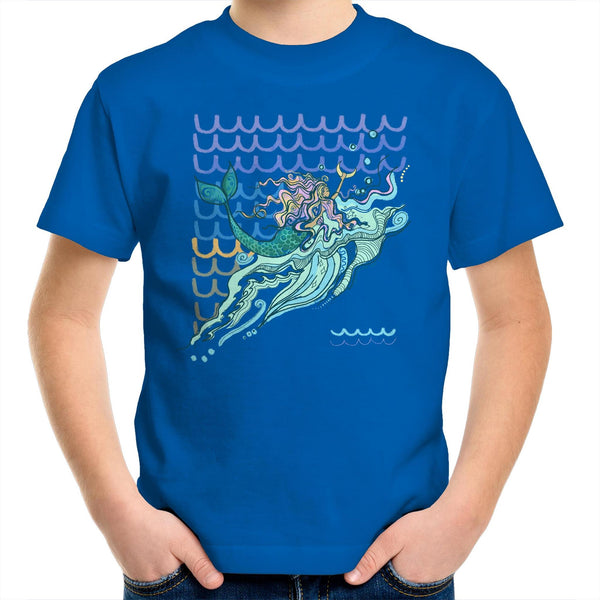 Mermaids are Real Kids T-Shirt