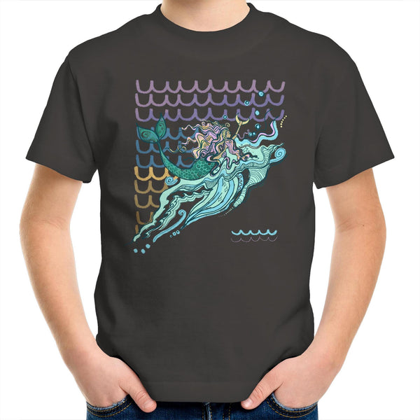 Mermaids are Real Kids T-Shirt