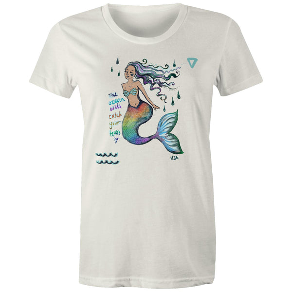 The Ocean will Catch Your Tears - Women's Organic Tee