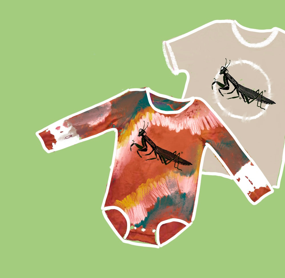 Praying Mantis Stamp T-shirt