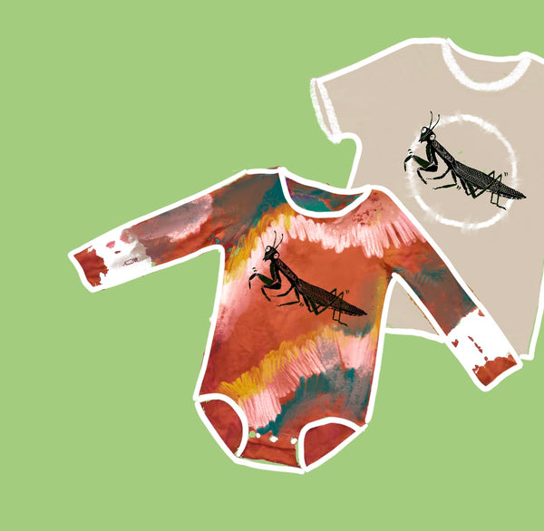 Praying Mantis Stamp T-shirt