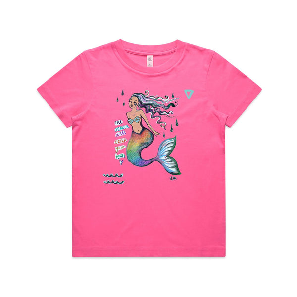 The Ocean will Catch Your Tears Kids Tee (2 -16)