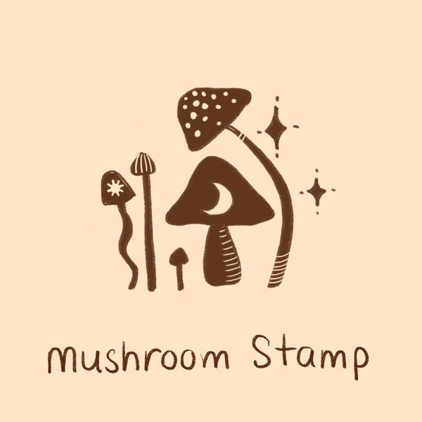 Mushroom Stamp Onesie