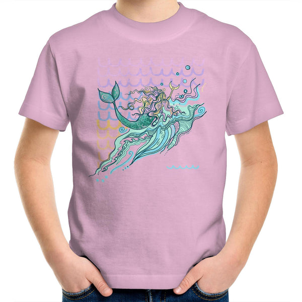 Mermaids are Real Kids T-Shirt