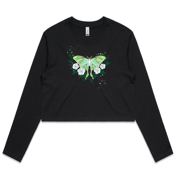 Luna - Women's Long Sleeve Crop Tee