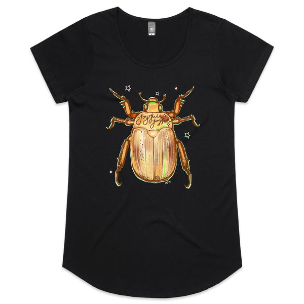Christmas Beetle  - Womens Scoop Neck T-Shirt