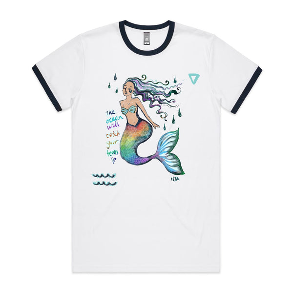 The Ocean will Catch Your Tears Ringer Tee