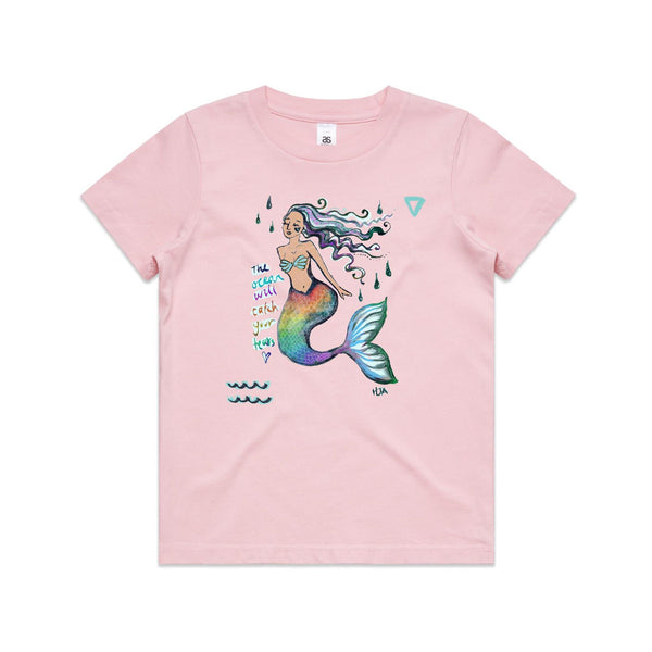 The Ocean will Catch Your Tears Kids Tee (2 -16)
