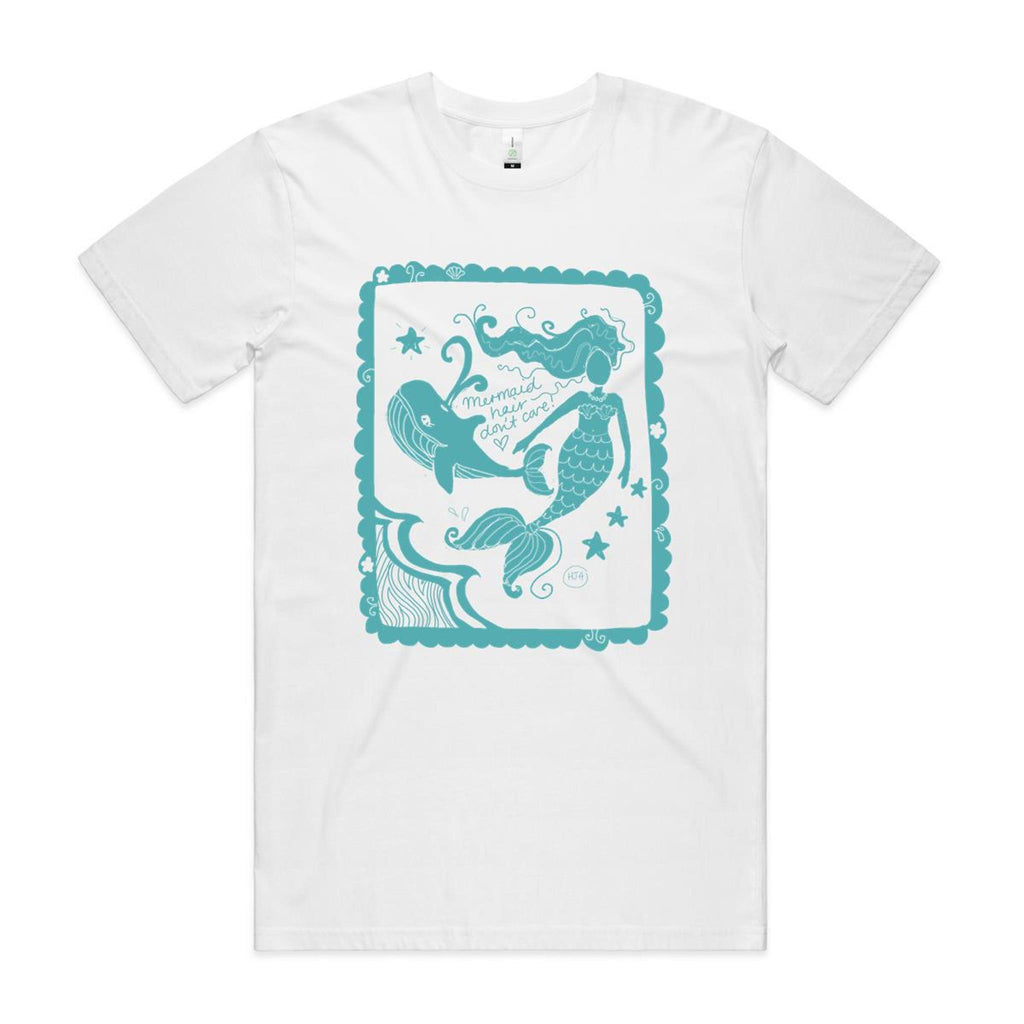Mermaid Hair Don't care - Organic Tee unisex