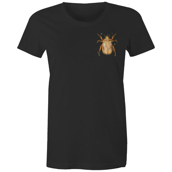 Christmas Beetle Pocket Pocket Design - Women's Organic Tee