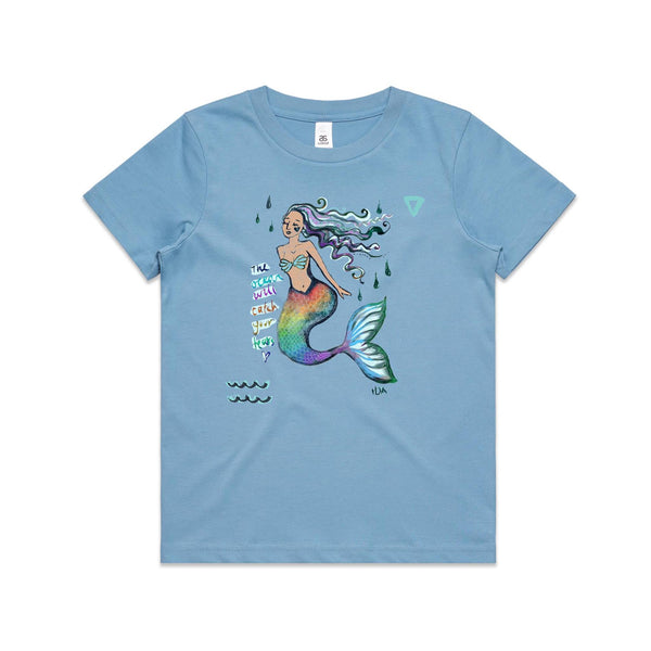 The Ocean will Catch Your Tears Kids Tee (2 -16)