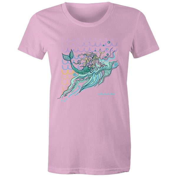 Mermaids are Real - Women's Maple Tee