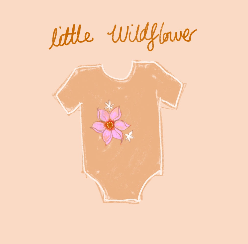Little Wildflower Onesie