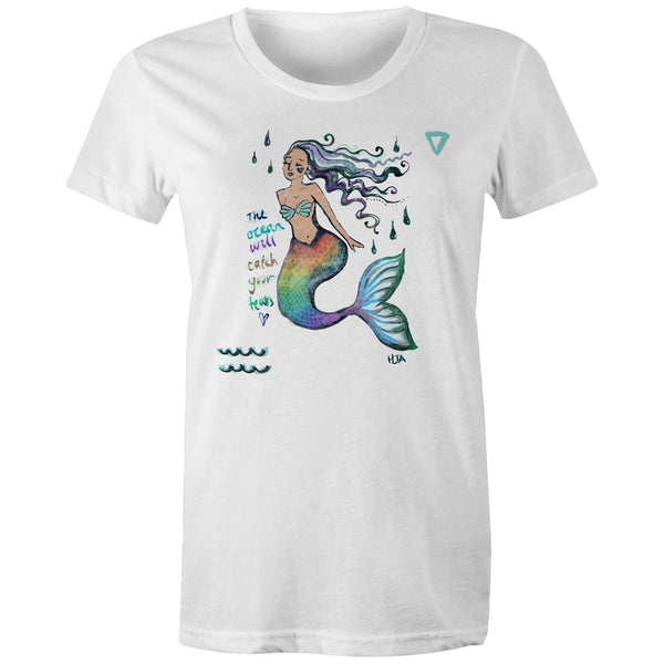 The Ocean will Catch Your Tears - Women's Organic Tee