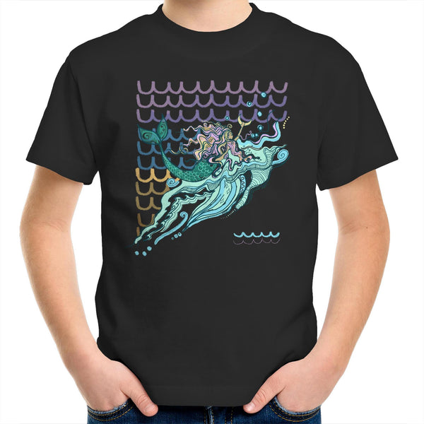 Mermaids are Real Kids T-Shirt
