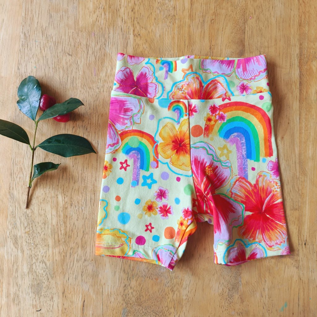 s0 Bike Shorts Hibiscus Yellow