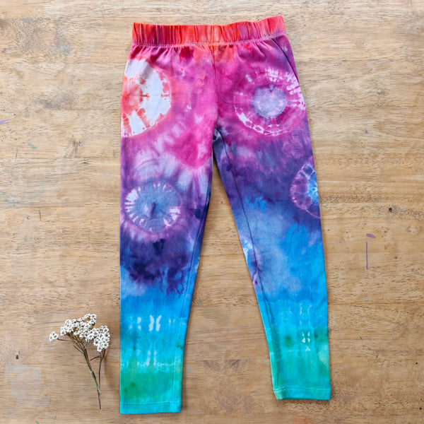 RTP RAINBOW Tie Dye Leggings (s3-6)