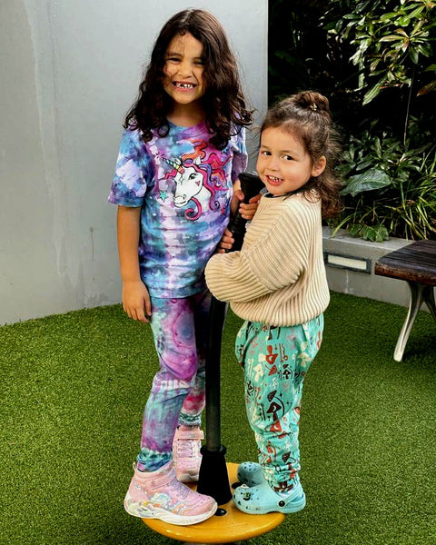 Rainbow or tie-dye leggings!