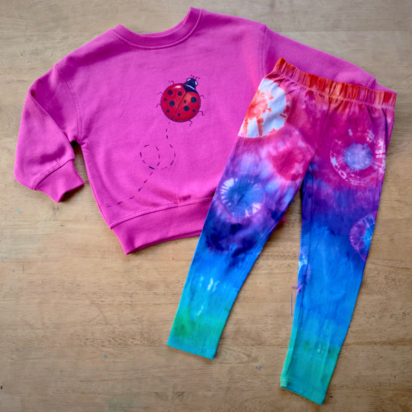 RTP RAINBOW Tie Dye Leggings (s3-6)