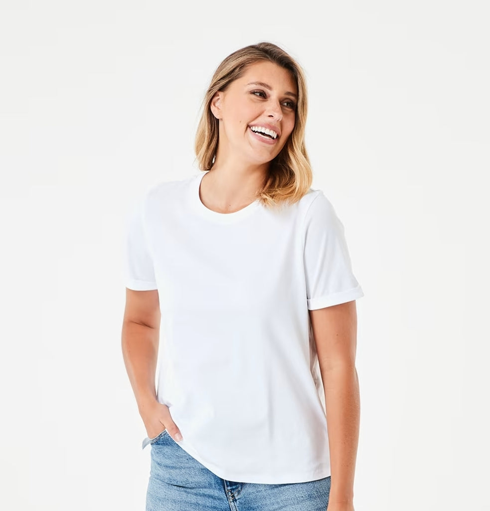 Womens/ladies Crew Neck Tee