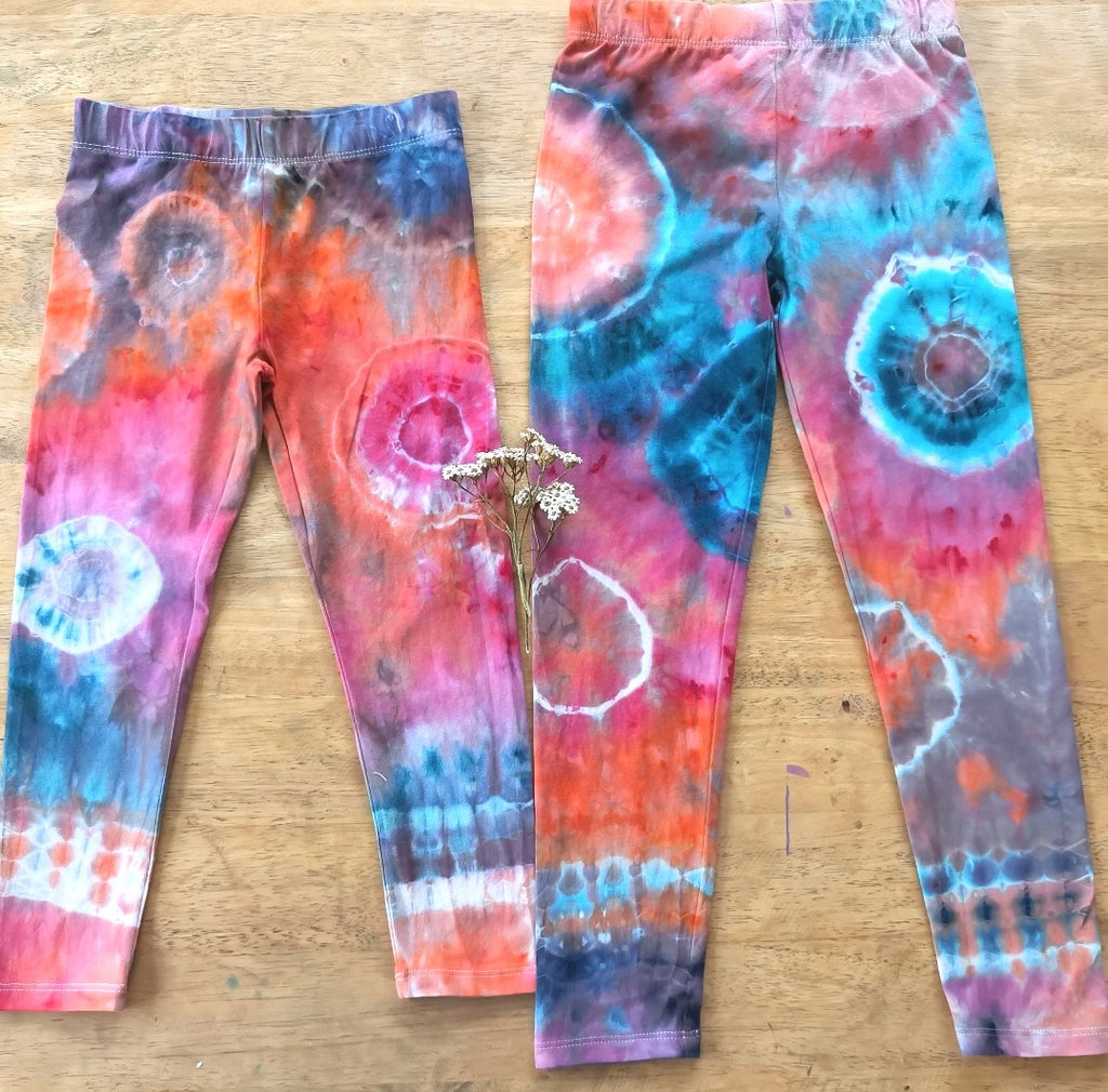 RTP SUNSET Tie Dye Leggings (s4-7)
