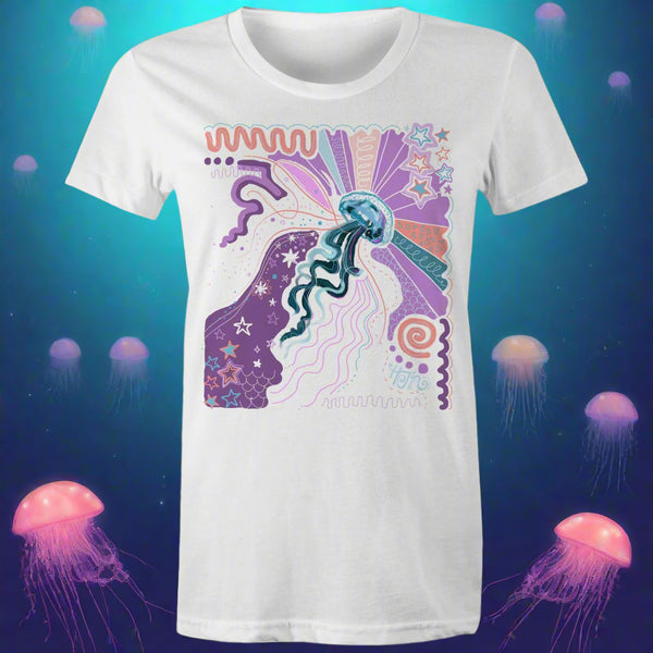 Jellyfish Women's Organic Tee