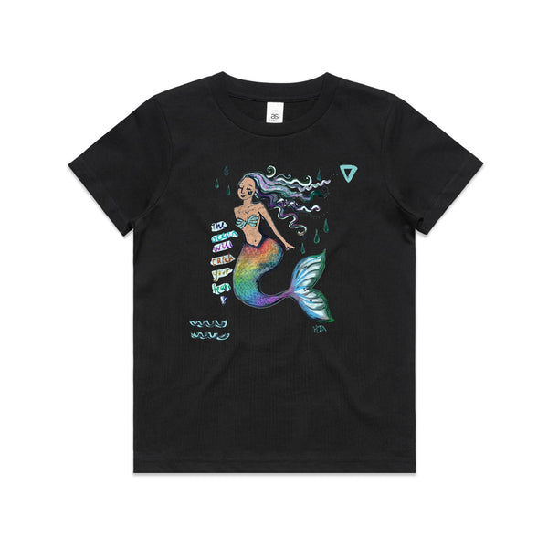 The Ocean will Catch Your Tears Kids Tee (2 -16)