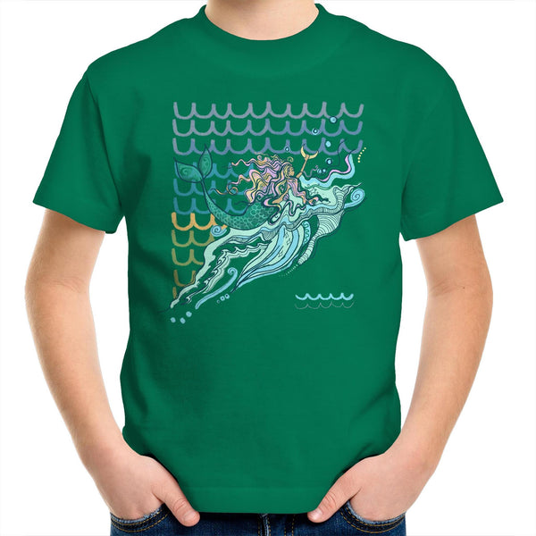 Mermaids are Real Kids T-Shirt