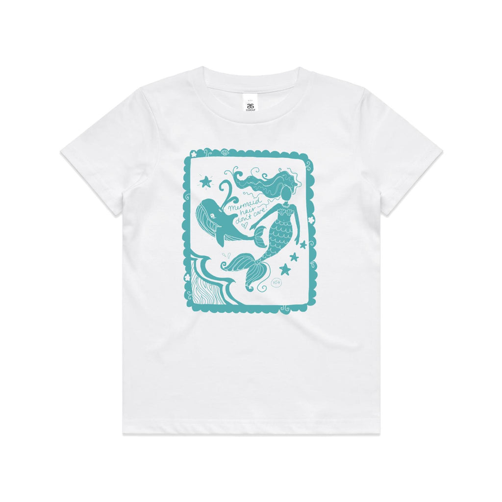 Mermaid Hair Don't Care Kids Tee