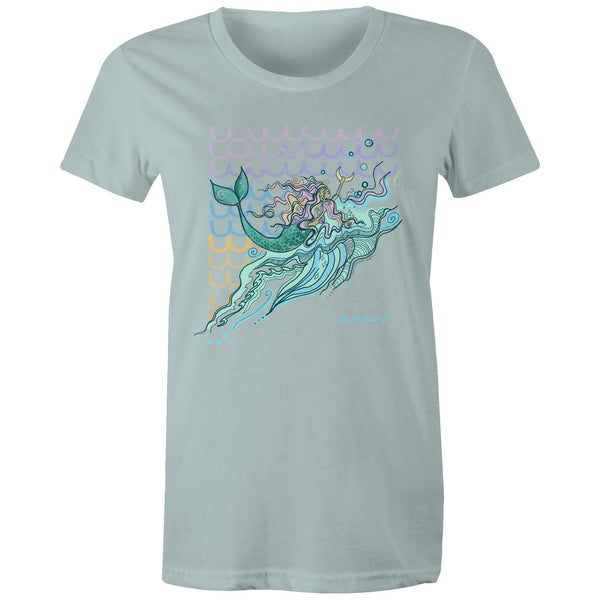 Mermaids are Real - Women's Maple Tee