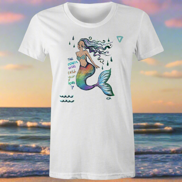 The Ocean will Catch Your Tears - Women's Organic Tee