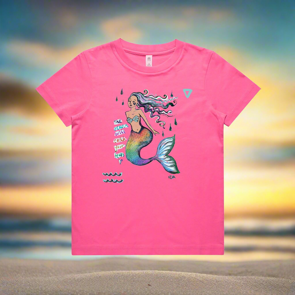 The Ocean will Catch Your Tears Kids Tee (2 -16)