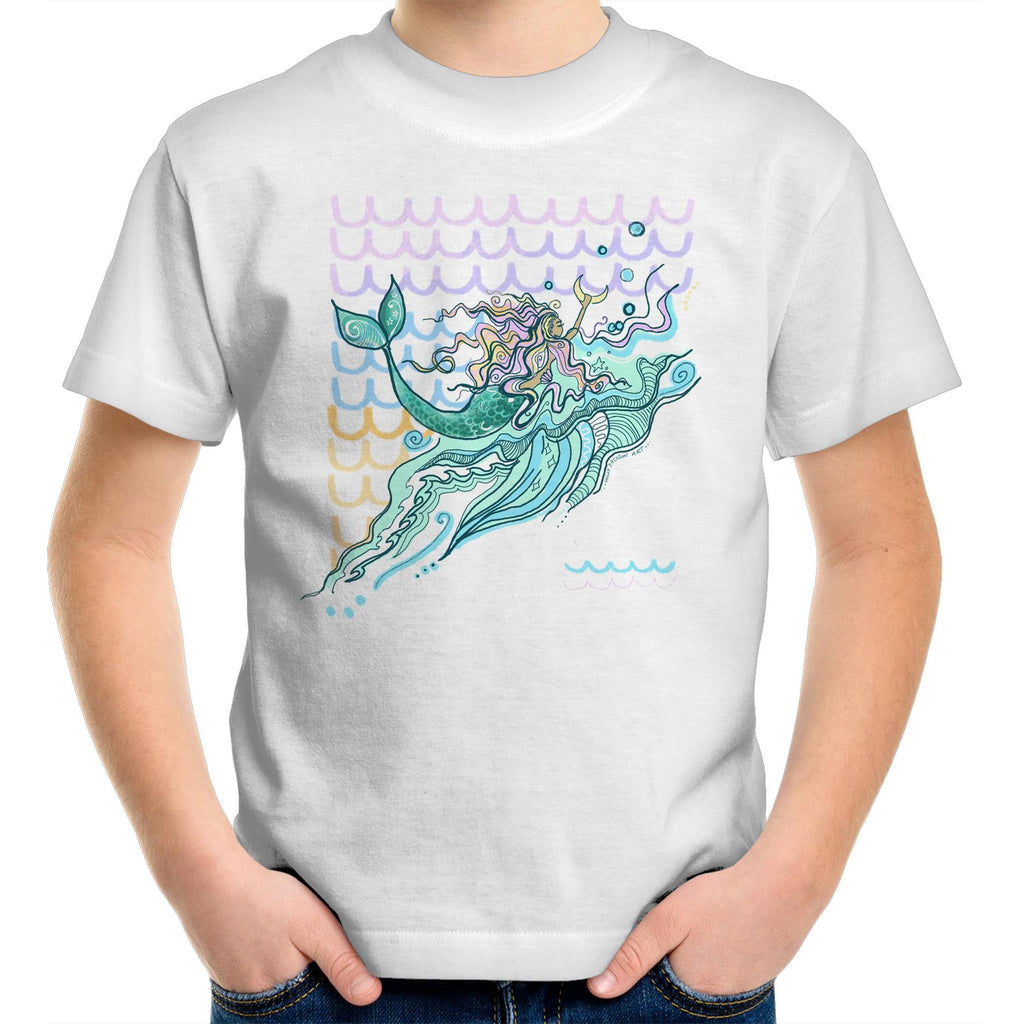 Mermaids are Real Kids T-Shirt