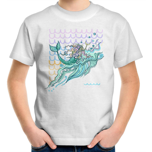 Mermaids are Real Kids T-Shirt