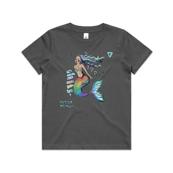 The Ocean will Catch Your Tears Kids Tee (2 -16)
