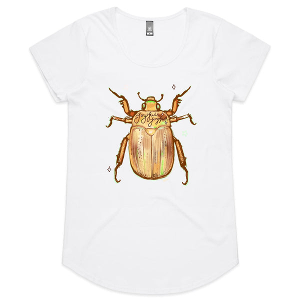 Christmas Beetle  - Womens Scoop Neck T-Shirt