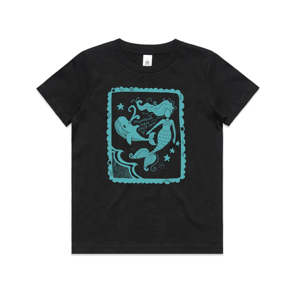 Mermaid Hair Don't Care Kids Tee
