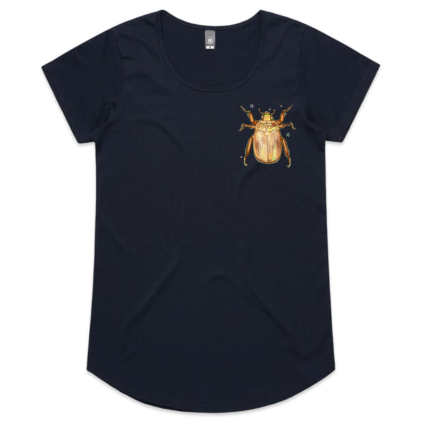 Christmas Beetle - Scoop Neck T-Shirt