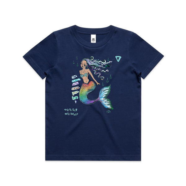 The Ocean will Catch Your Tears Kids Tee (2 -16)
