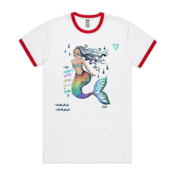 The Ocean will Catch Your Tears Ringer Tee