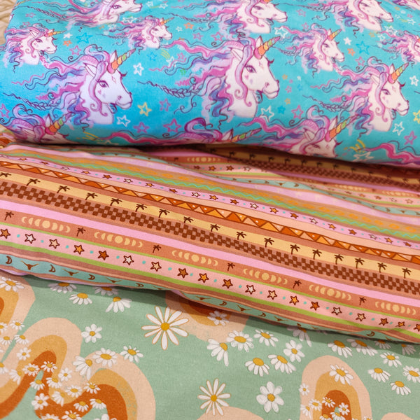 STACK 1 Feb Restock Fabric (lots of these designs all sizes) - flares/legs/tees/crops/shorts/bummies