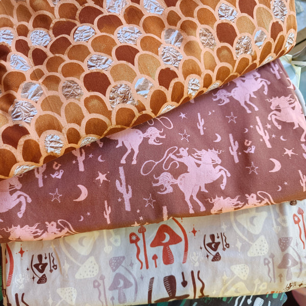 STACK 3 Feb Restock Fabric (lots of these designs all sizes) - flares/legs/tees/crops/shorts/bummies