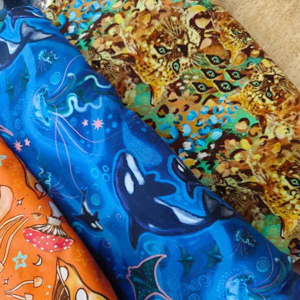 STACK 2 Feb Restock Fabric (lots of these designs all sizes) - flares/legs/tees/crops/shorts/bummies