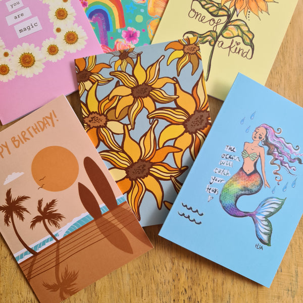 Happy Birthday Beach Vibes✨️ Greeting Card