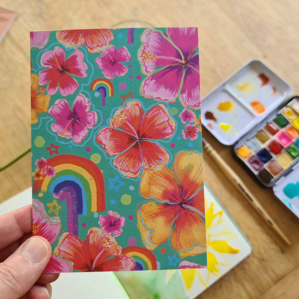 Hibiscus Greeting Card