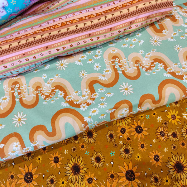 STACK 1 Feb Restock Fabric (lots of these designs all sizes) - flares/legs/tees/crops/shorts/bummies