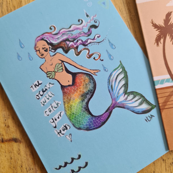 The Ocean Will Catch Your Tears✨️ Greeting Card