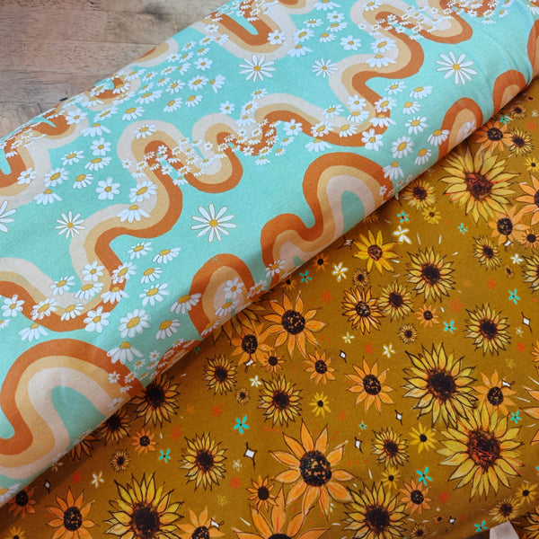 STACK 1 Feb Restock Fabric (lots of these designs all sizes) - flares/legs/tees/crops/shorts/bummies